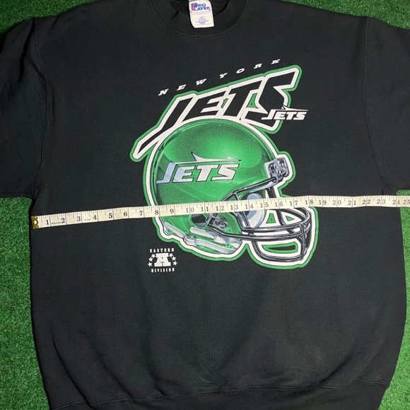 New York Jets Vintage Pro Player Crewneck Made in USA - Picture 3 of 5